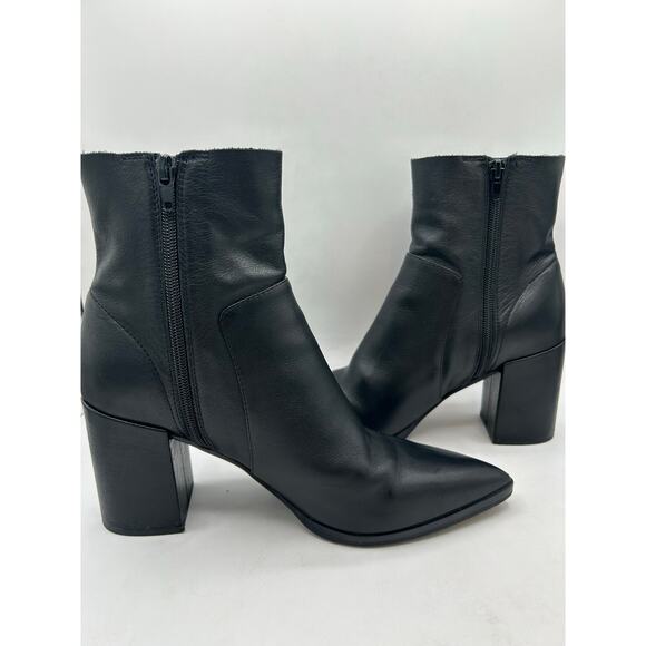 Tony Bianco Brazon Leather Heeled Bootie in Black Luxe Size 8.5 REVOLVE - Picture 3 of 10